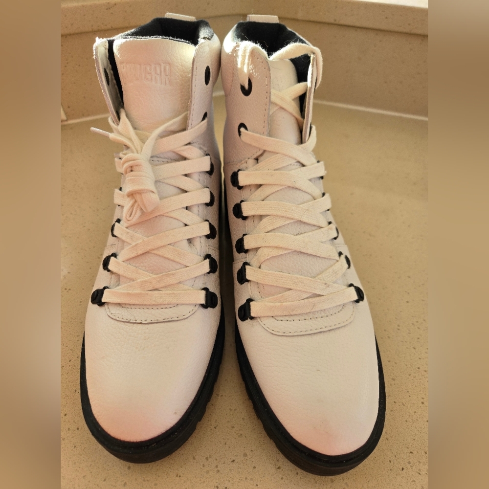 Cougar White Ankle Boots - Picture 2 of 9